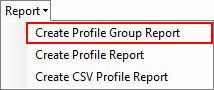 TheInterfaceToolBarReportingMenuCreateProfileGroup